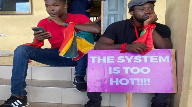 Arise Ghana Embarks on Day 2 of Protest; Numbers and Anxiety Subside