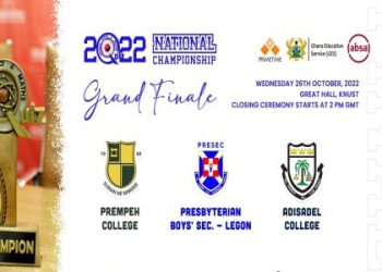 PRESEC, Prempeh and Adisadel to Settle Scores in 2022 NSMQ Grand Finale