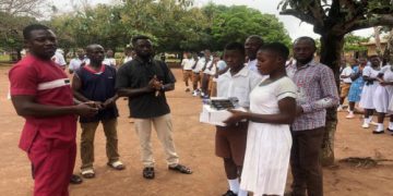 Assembly Member Donates Mathematical Sets to BECE Candidates In Electoral Area