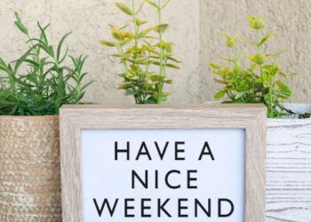 Article: Useful tips for a productive weekend