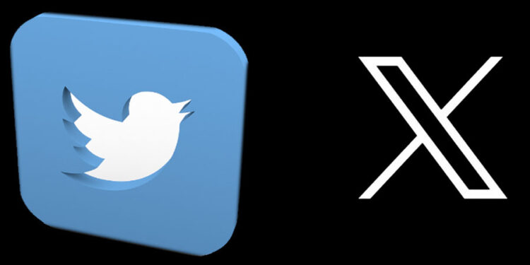 Twitter replaces blue bird with “X” logo