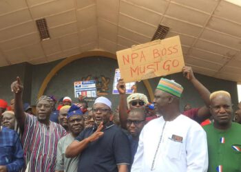 N/R: Aggrieved NPP youth protest closure of chairman Samba’s filling stations