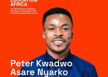 Financial literacy advocate, Peter Nyarko named among top 25 Africans changing the face of education