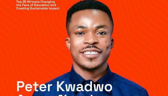 Financial literacy advocate, Peter Nyarko named among top 25 Africans changing the face of education