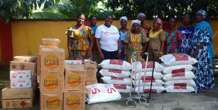 “Support a Widow—Christmas Came Early”: The Chayil Foundation donates and fetes widows in Dodowa