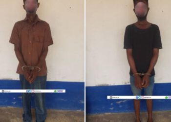 Police arrest 2 for mounting ramp on the Ho-Sogakope highway without authorisation