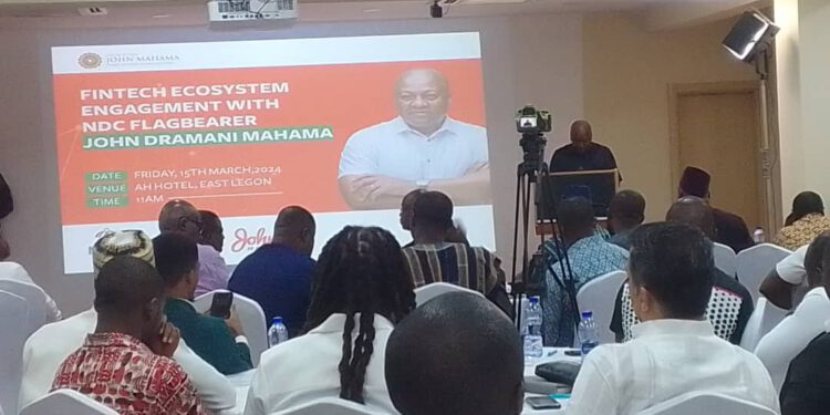2024 elections: Mahama meets fintech ecosystem players