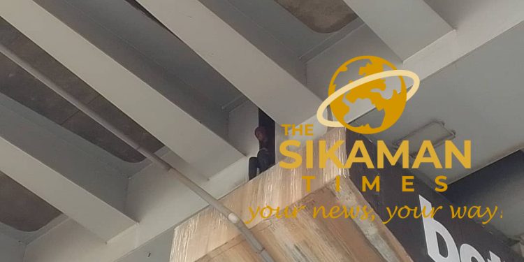 Young woman rescued under flyover at Kwame Nkrumah Circle