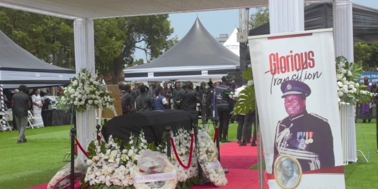 State lays former IGP James Kwofie to rest