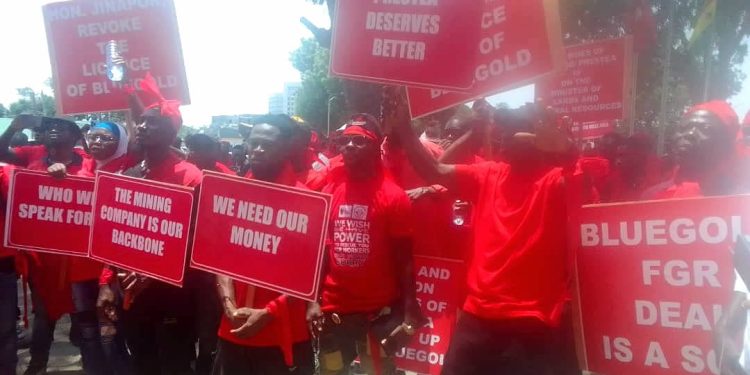 FGR Bogoso-Prestea workers protest unpaid salaries, demand lease revocation