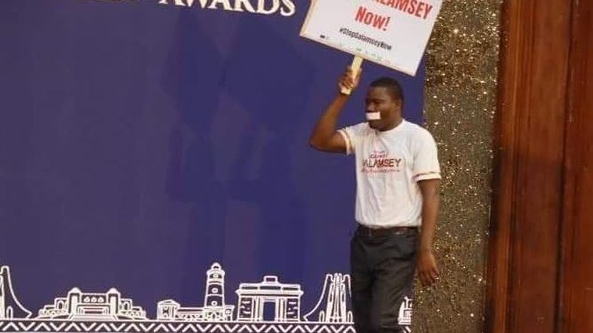 The One-Man-Silent-Loud Demo against Galamsey [ARTICLE]