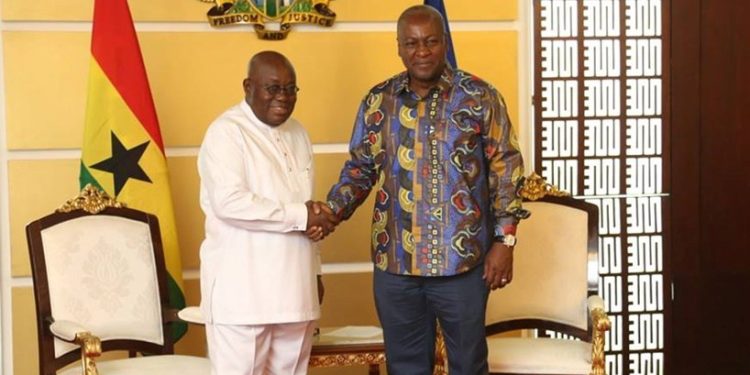 Akufo-Addo congratulates Mahama, invites him for transition meeting