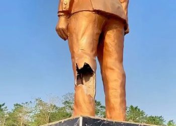 Police probe vandalism of Akufo-Addo’s statue in Sekondi