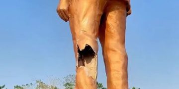 Police probe vandalism of Akufo-Addo’s statue in Sekondi