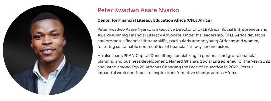 CFLE Executive Director, Peter Asare Nyarko as profiled by MAIA