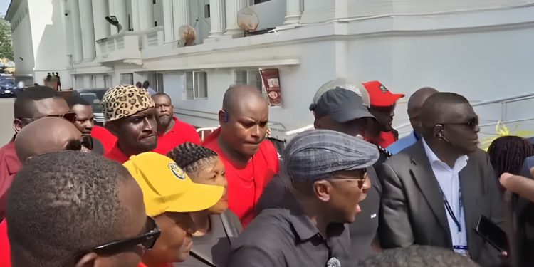 Afenyo-Markin leads “Save the Judiciary” protest against executive interference, CJ’s suspension