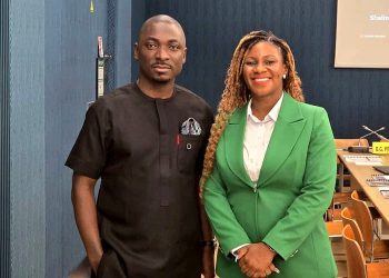 ACI President, Lawrence O. Boampong [L], and Vice President, Maame Adjoa Thompson [R]