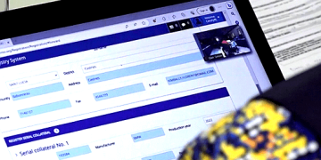A collateral registry portal