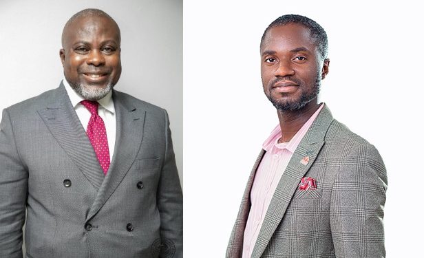 GRA Boss Anthony Kwasi Sarpong [L], COMAC CEO, Dr. Oppong Riverson [R}