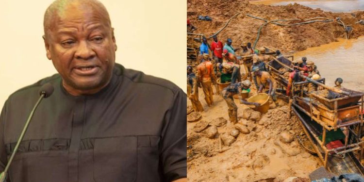 Mahama under fire over “disappointing” galamsey response at media encounter