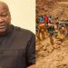Mahama under fire over “disappointing” galamsey response at media encounter
