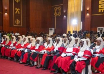 President Mahama swears in 21 new court of appeal justices, urges integrity