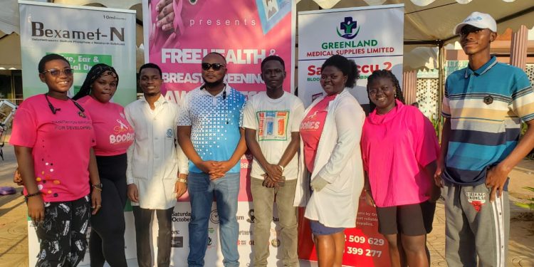 Young Progressive Network leads breast cancer awareness, health screening in Gbawe