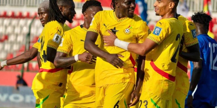 2026 WCQ: Black Stars whip CAR 5-0; on brink of qualification