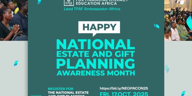 CFLE Africa leads nationwide campaign on estate and gift planning this October