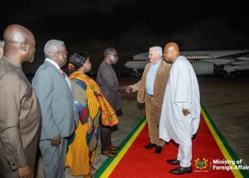 German President Steinmeier arrives in Ghana for three-day state visit