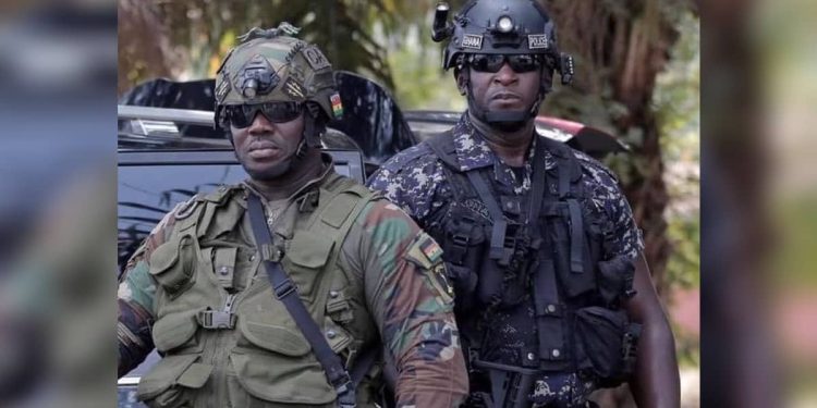 Army, police assure calm as joint raids target galamsey attackers