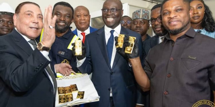 Government inspects first gold refined under GoldBod agreement