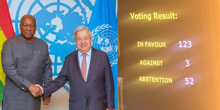 UN backs Ghana-led reparations motion as Mahama secures major diplomatic win