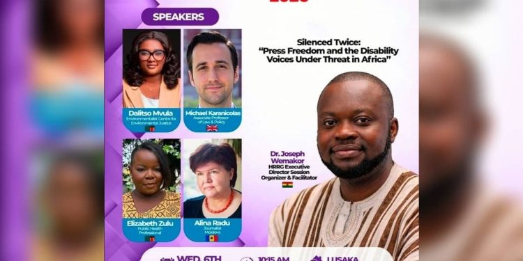 HRRG to host high-level dialogue on press freedom, disability inclusion at RightsCon 2026 in Zambia