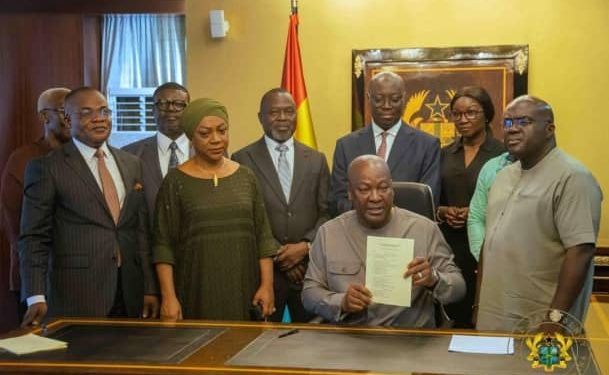 Mahama signs Value for Money Office Bill into law