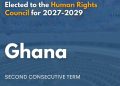 Ghana re-elected to UN Human Rights Council for 2027-2029